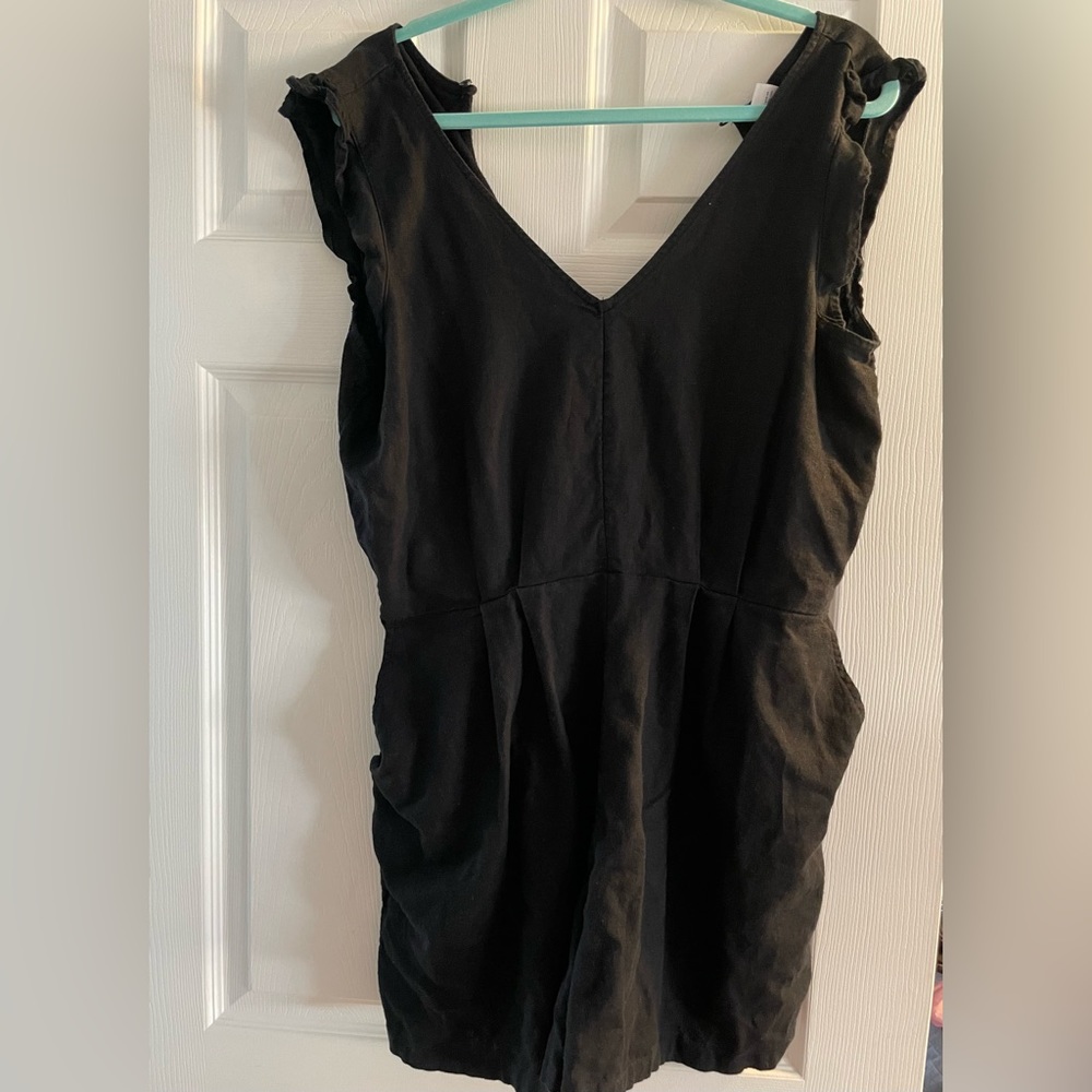 Only worn once! Black Old Navy romper